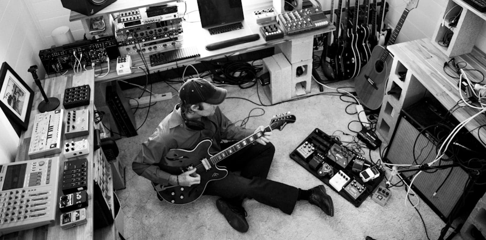 Rick Snowden in studio