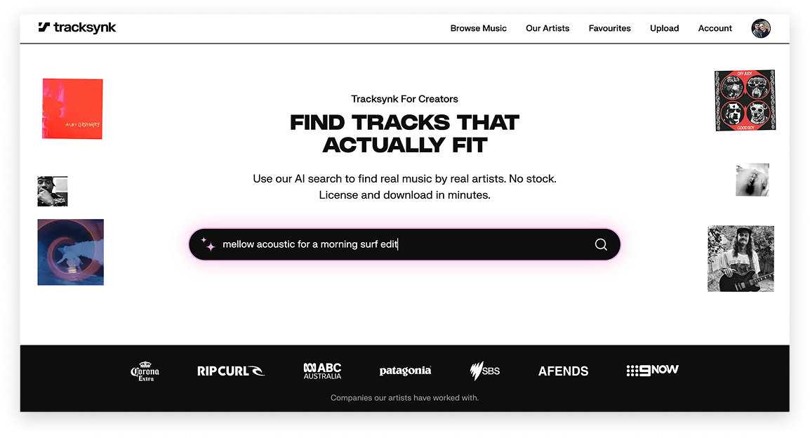 Tracksynk AI Search
